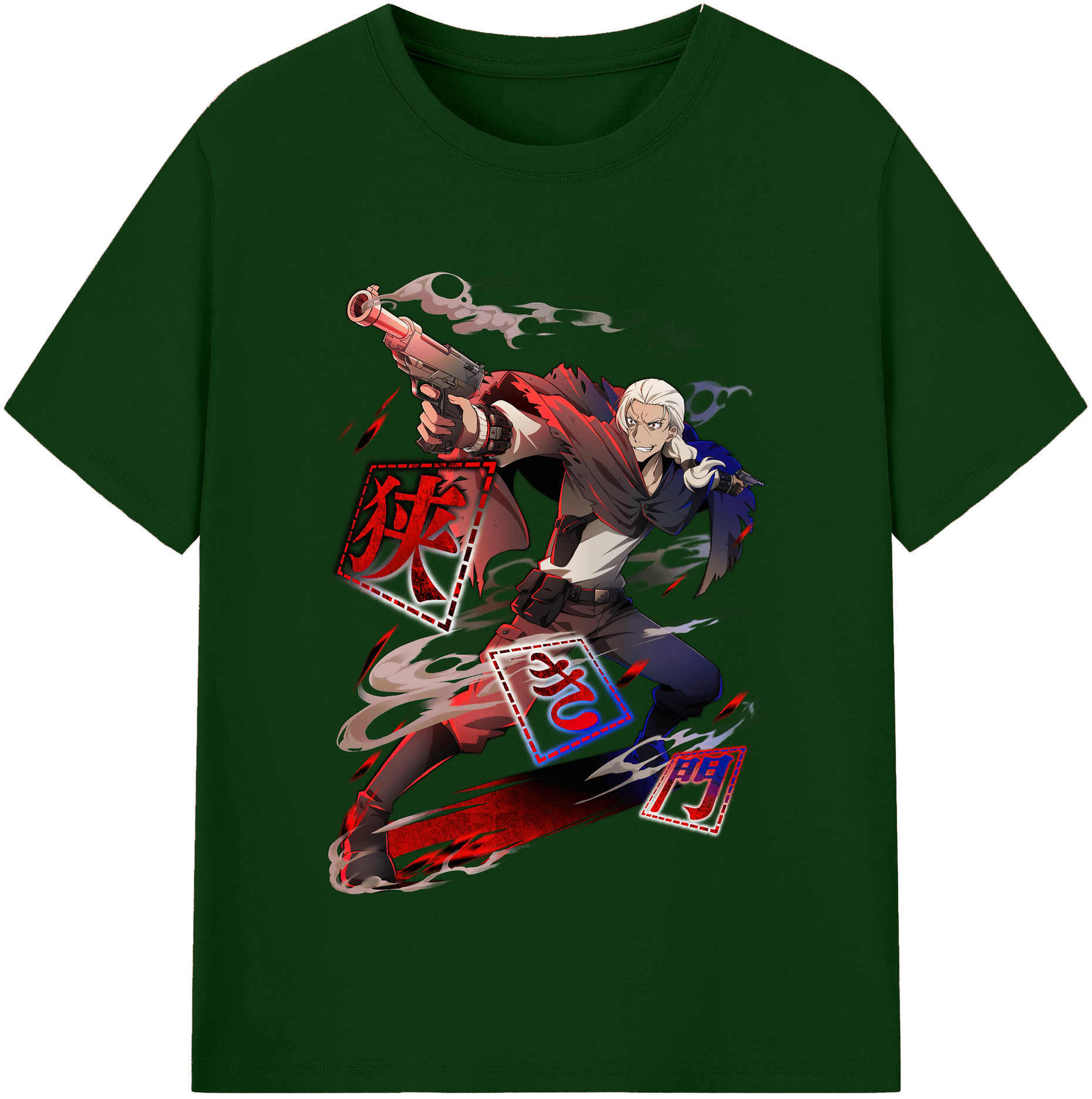 （画像用） 文豪ストレイドッグス Bungo Stray Dogs 綿100％半袖Tシャツ（フロントプリント）